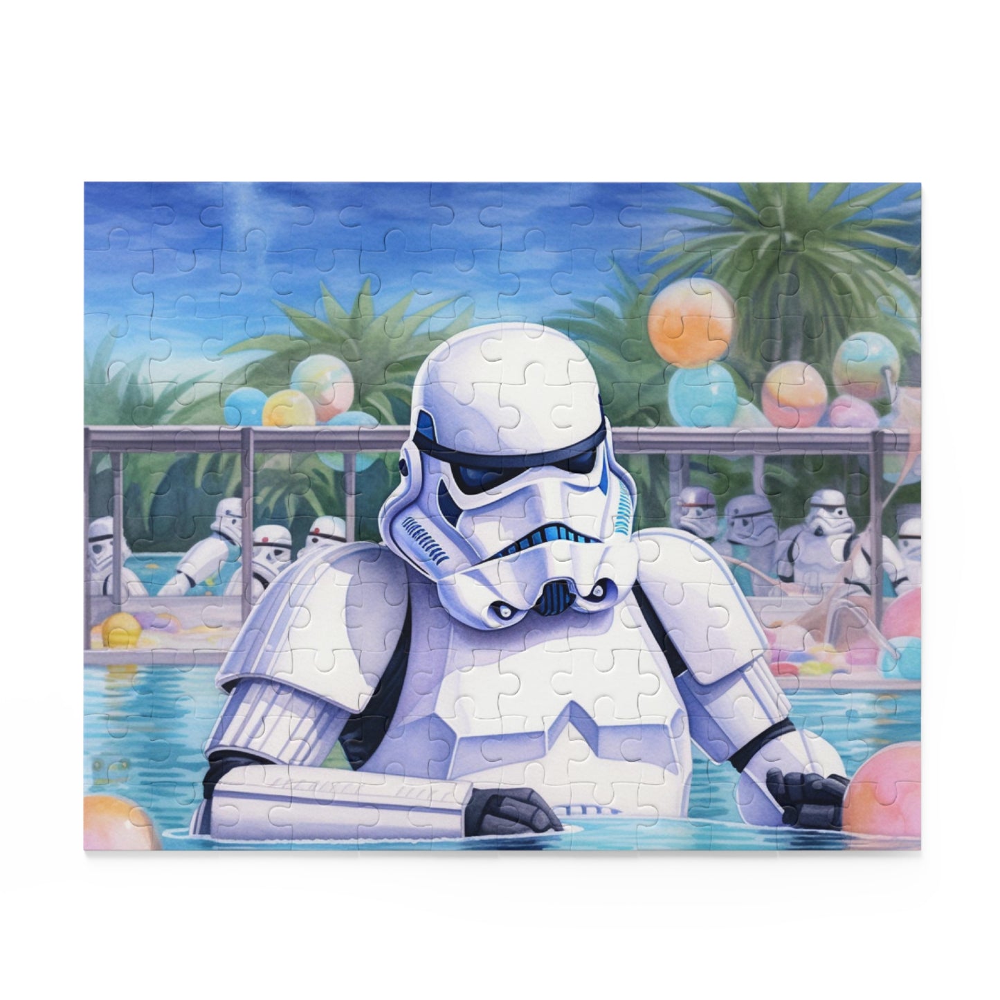 Storm Trooper at the Pool Party Puzzle (120, 252, 500-Piece)