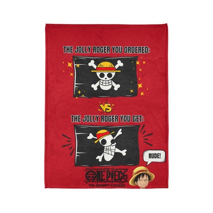 One Piece- Wish Jolly Roger Polyester Blanket