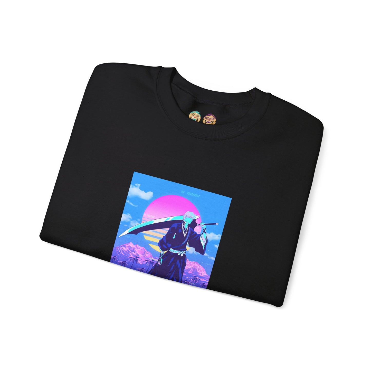 Vaporwave Ichigo Unisex Heavy Blend™ Crewneck Sweatshirt