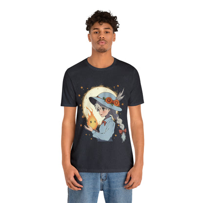 Howl's Moving Castle Jersey Short Sleeve Tee