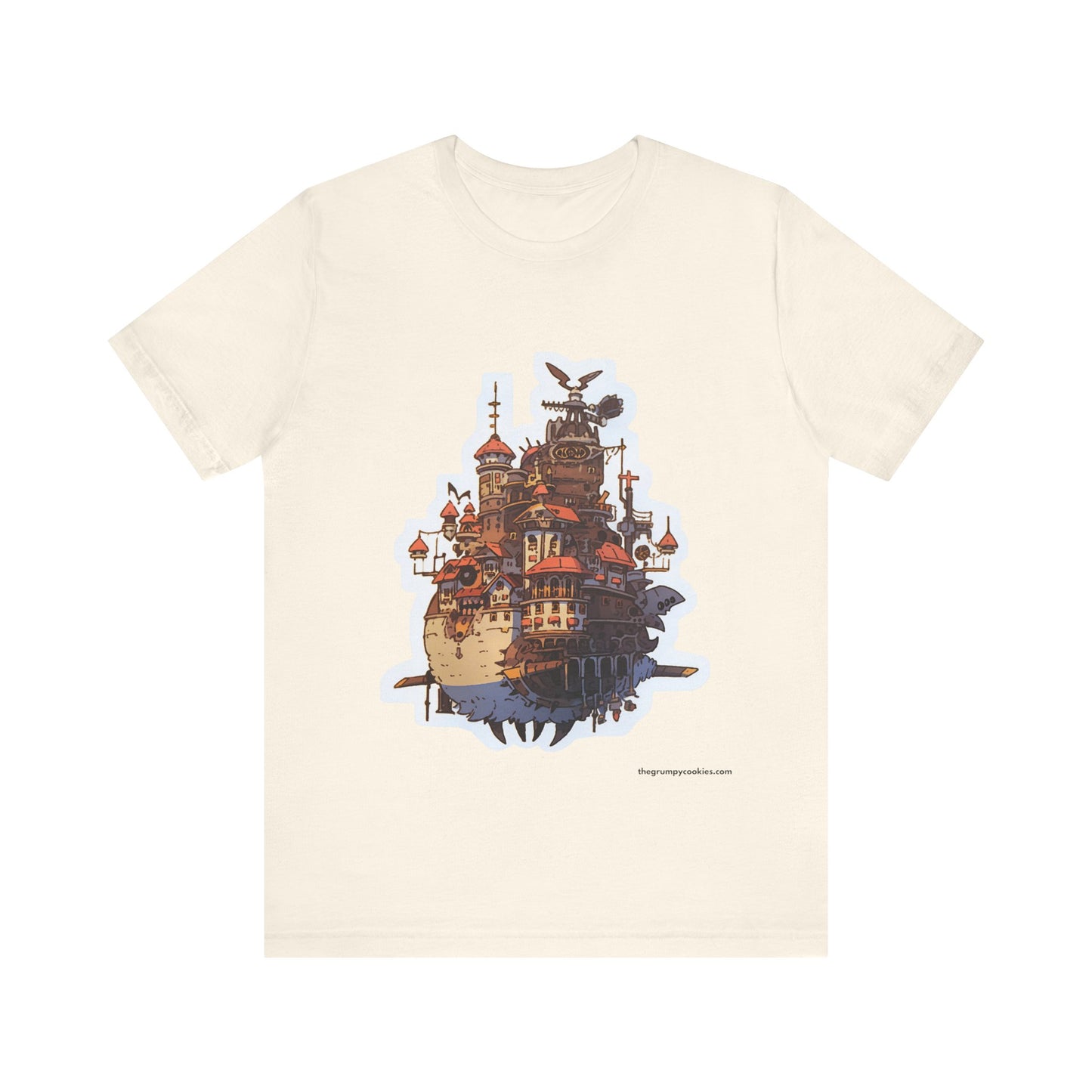 Howl's Moving Castle Jersey Short Sleeve Tee