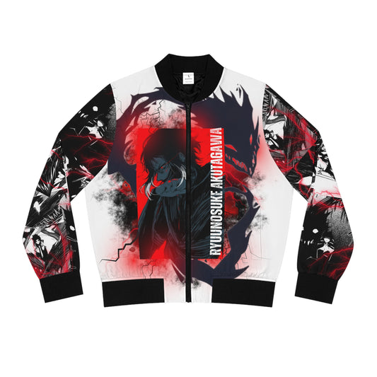 A Boy and His Demons Women's Bomber Jacket (AOP)