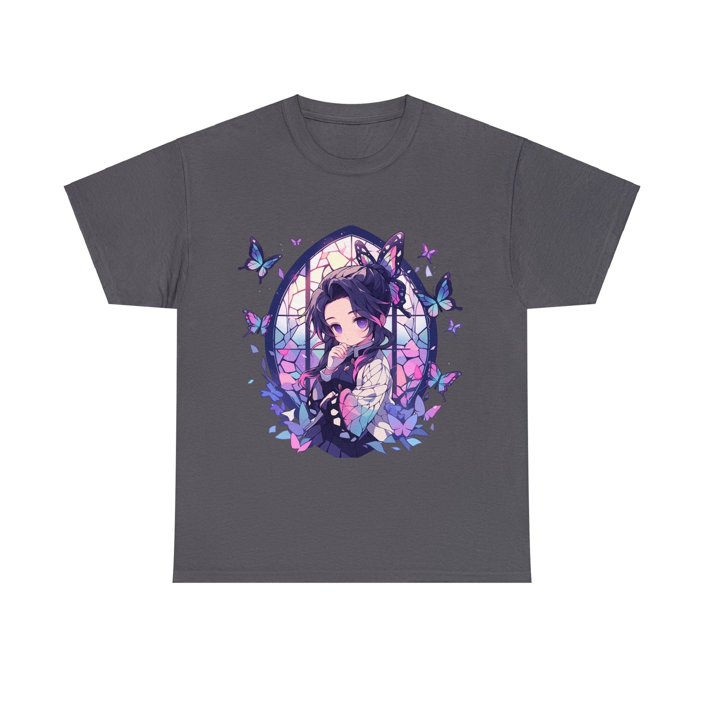 Stained Glass Shinobu Kocho Series Unisex Heavy Cotton Tee