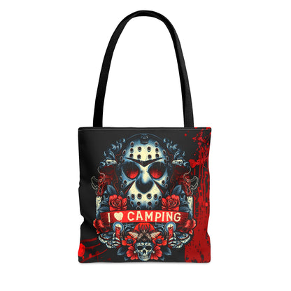 I Heart Camping Tote Bag