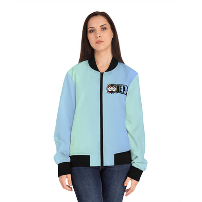 The  Many Faces of Jimbei Women's Bomber Jacket (AOP)