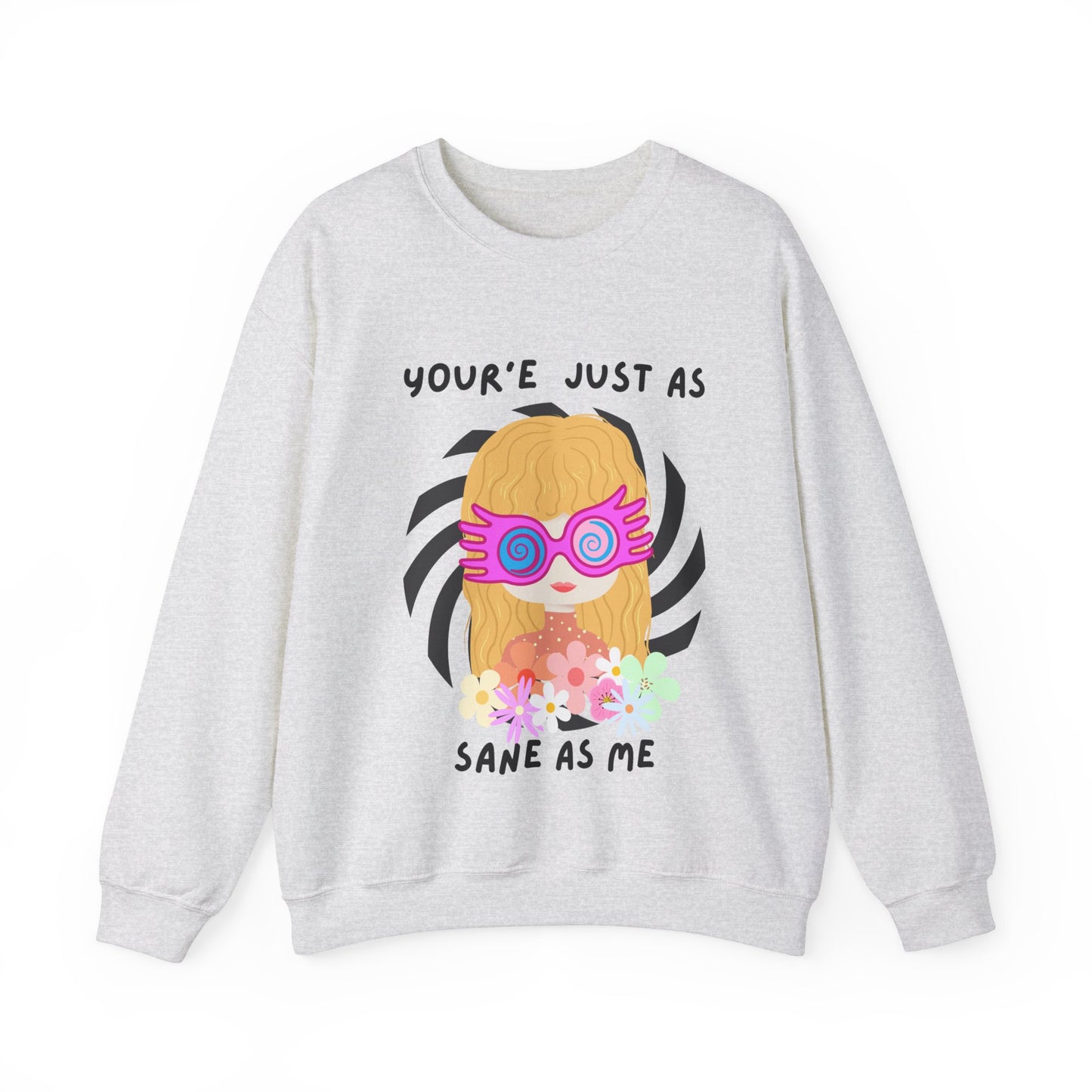 Just as Sane Unisex Heavy Blend™ Crewneck Sweatshirt