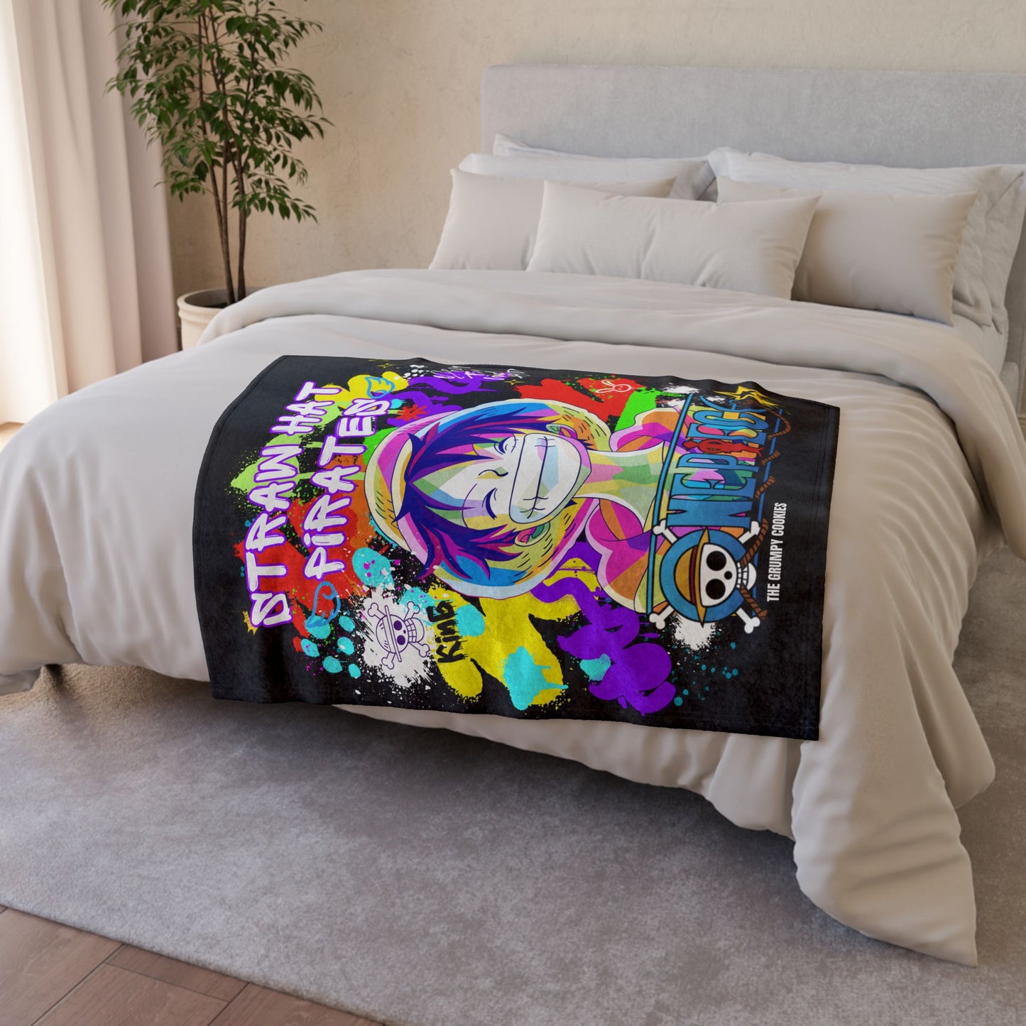 One Piece - Color Explosion Luffy Polyester Blanket
