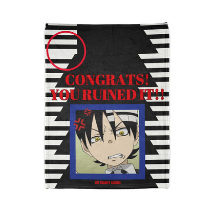 Soul Eater- It's Ruined Polyester Blanket