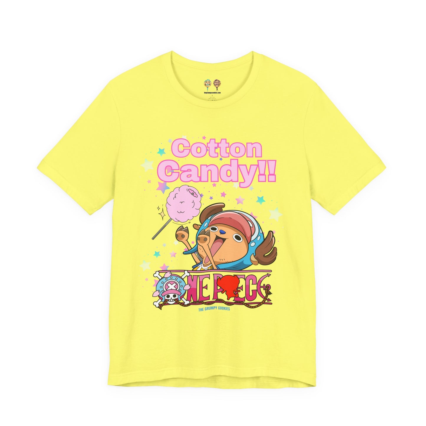One Piece - Chopper Loves Cotton Candy Unisex Jersey Short Sleeve Tee