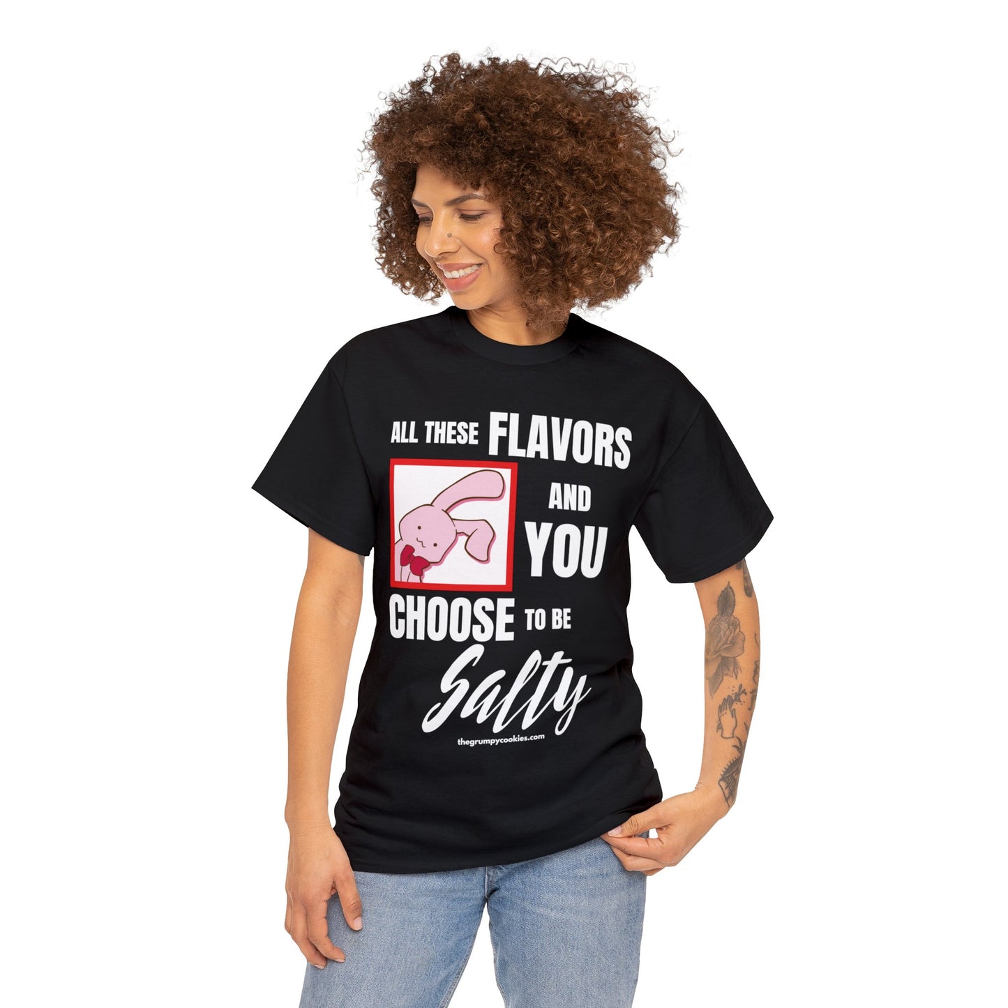 Usa-Chan Choose to Be Salty Unisex Heavy Cotton Tee