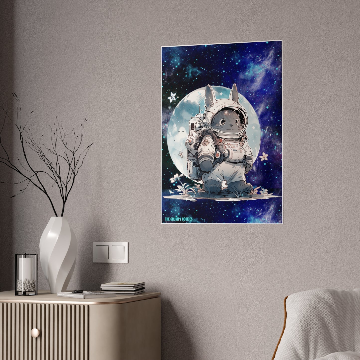 Studio Ghibli - My Neighbor Totoro - Totoro in Space  Art Print