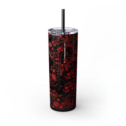 Zoro Nothing Happened Skinny Tumbler with Straw, 20oz