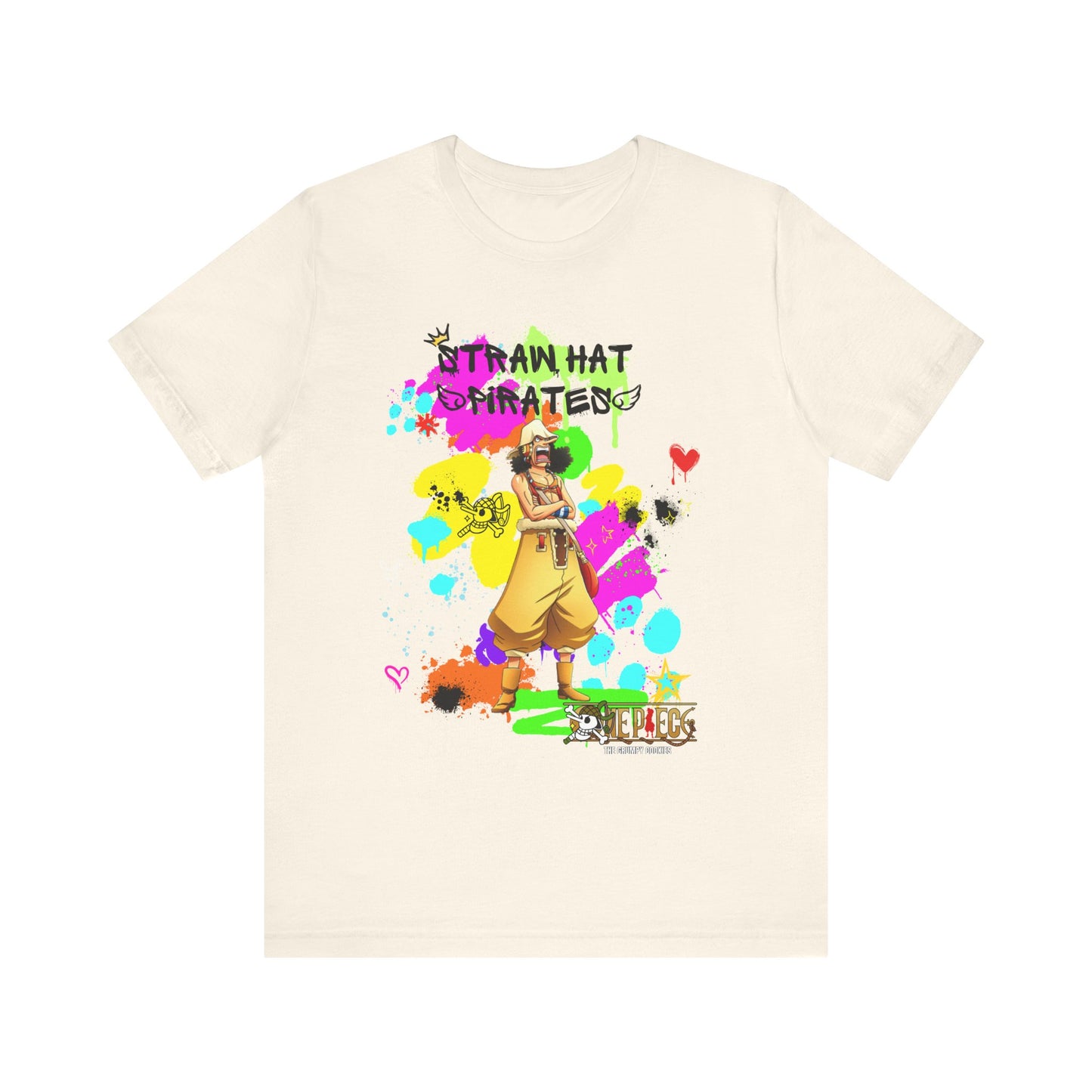 One Piece - Graffiti Usopp  Unisex Jersey Short Sleeve Tee