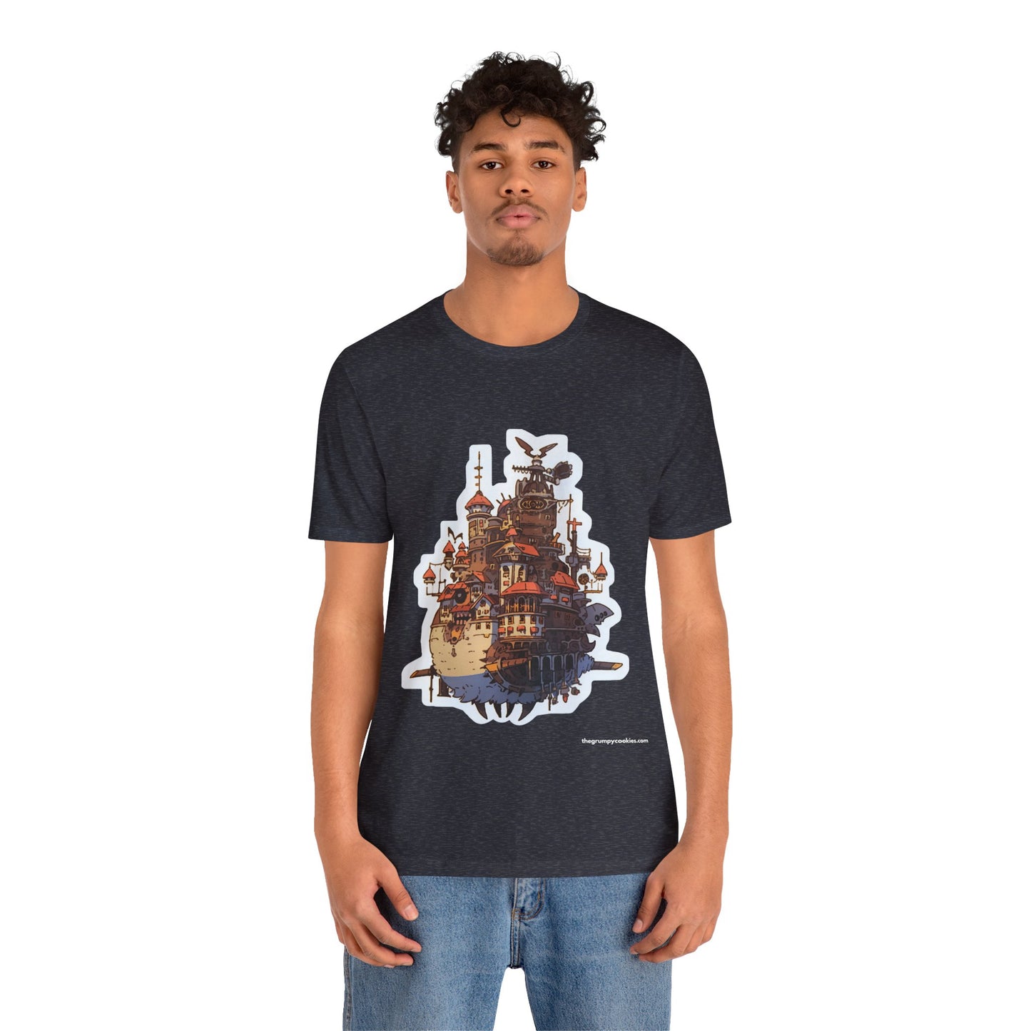 Howl's Moving Castle Jersey Short Sleeve Tee