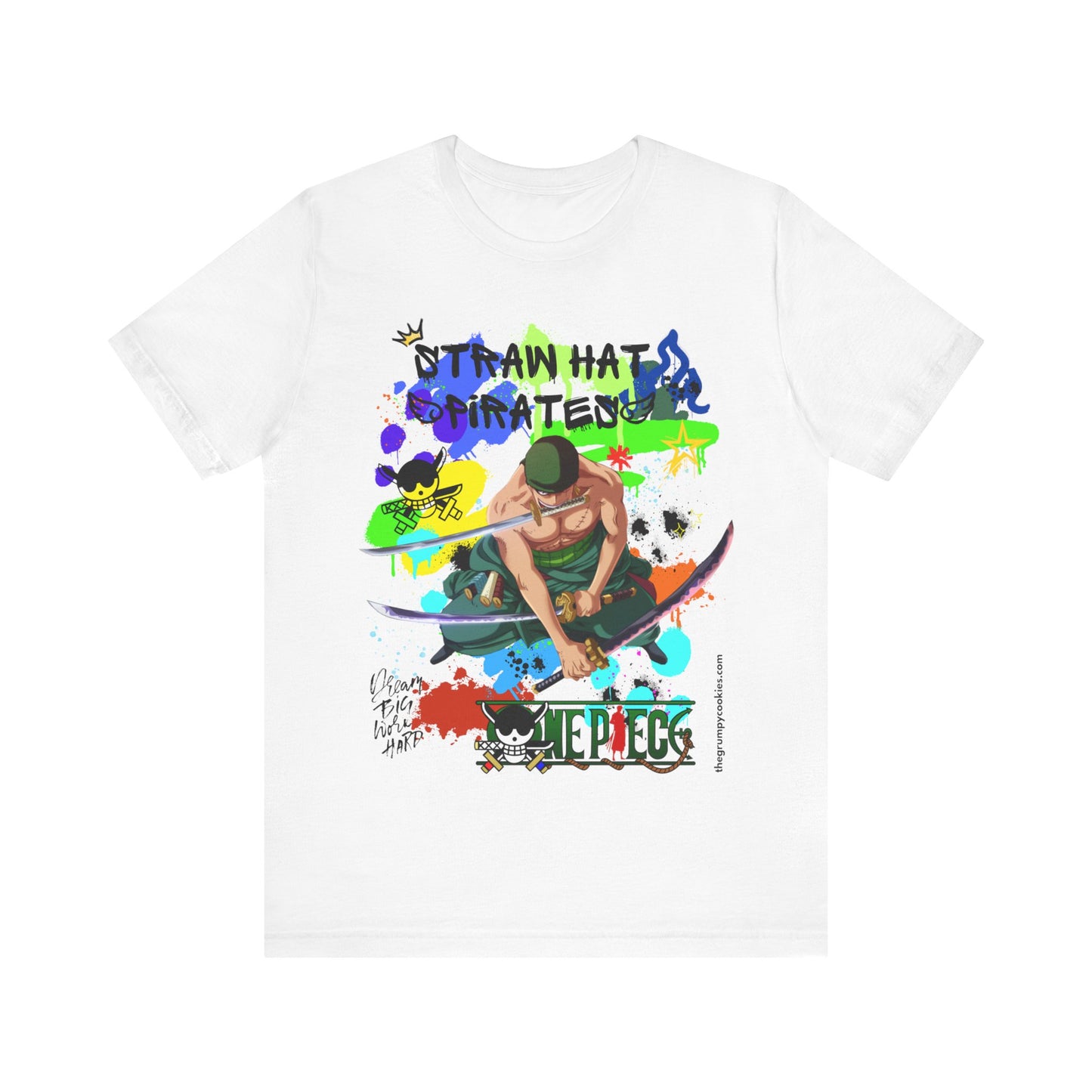 Graffiti Zoro Unisex Jersey Short Sleeve Tee