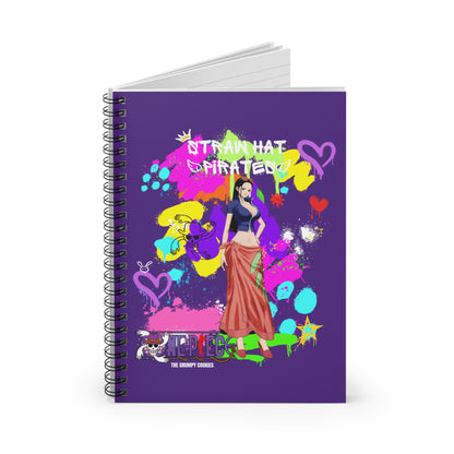 One Piece - Graffiti Robin Ruled Notebook