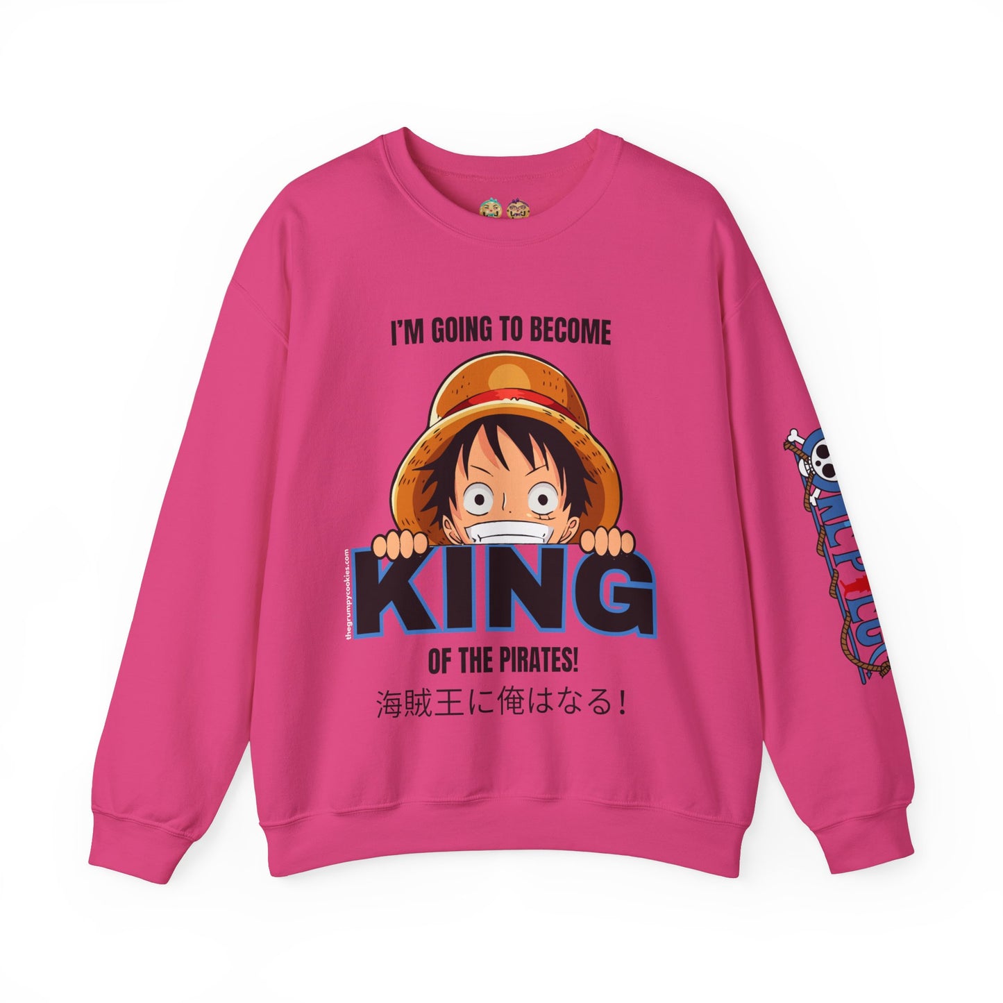 Pirate King Luffy Unisex Heavy Blend™ Crewneck Sweatshirt