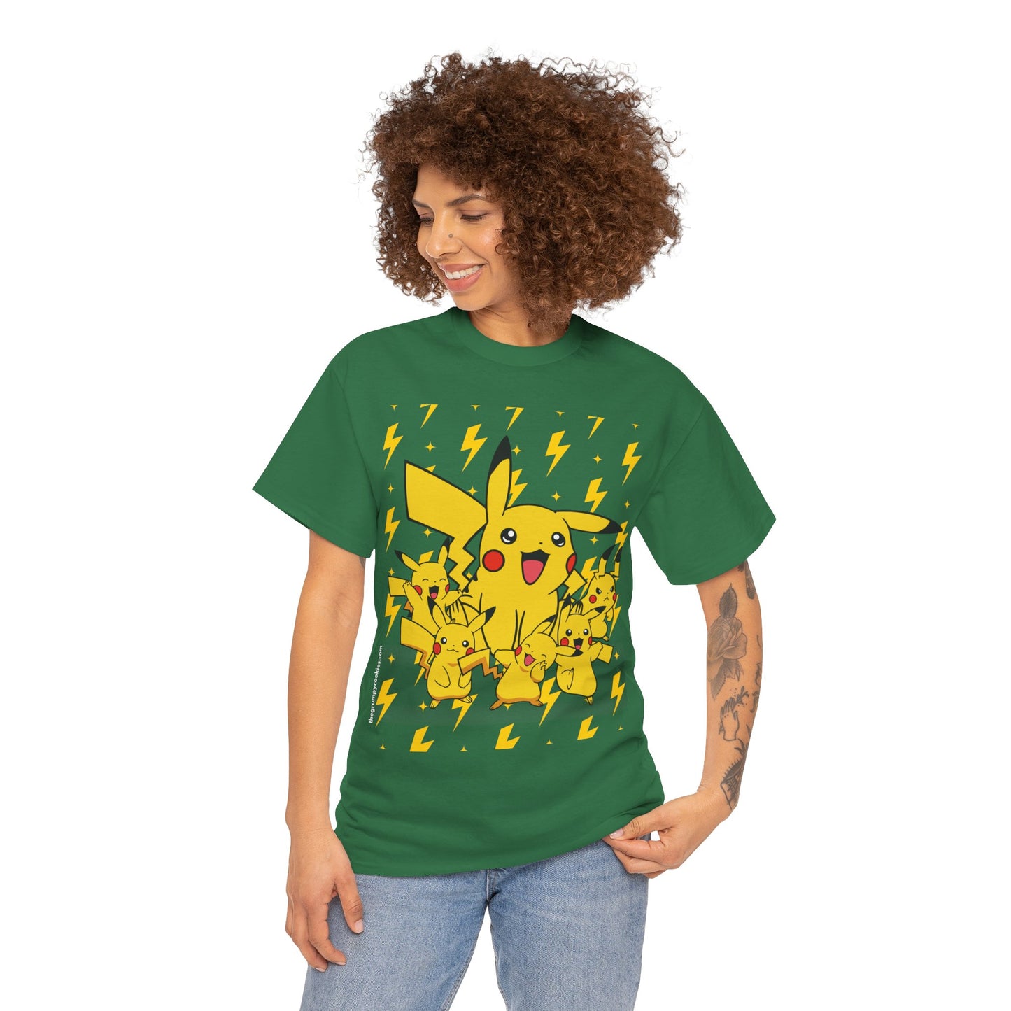 Pika Pika Pika Unisex Heavy Cotton Tee