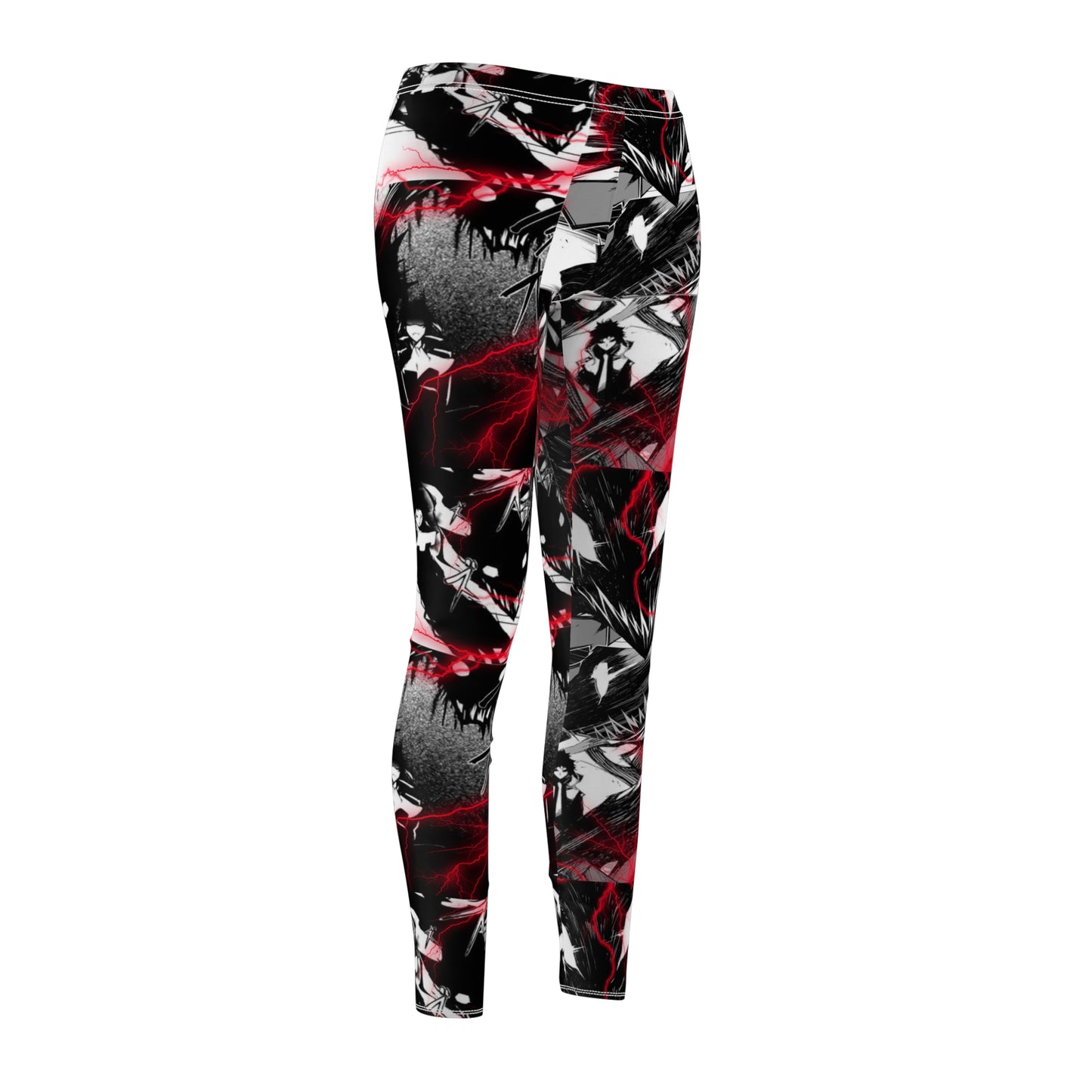 A Boy and His Demons Women's Cut & Sew Casual Leggings (AOP)