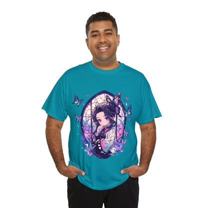 Stained Glass Shinobu Kocho Series Unisex Heavy Cotton Tee