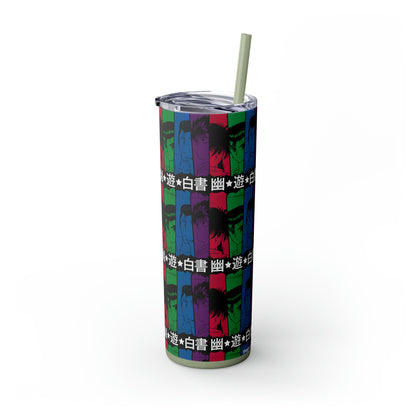 Yu Yu Hakusho Skinny Tumbler with Straw, 20oz