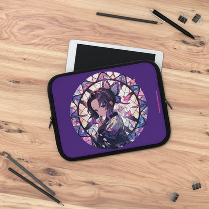 Stained Glass Shinobu Kocho Series Laptop Sleeve