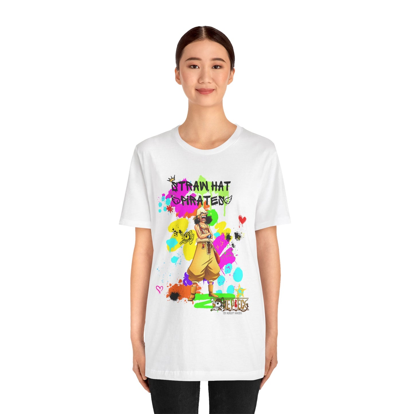One Piece - Graffiti Usopp  Unisex Jersey Short Sleeve Tee