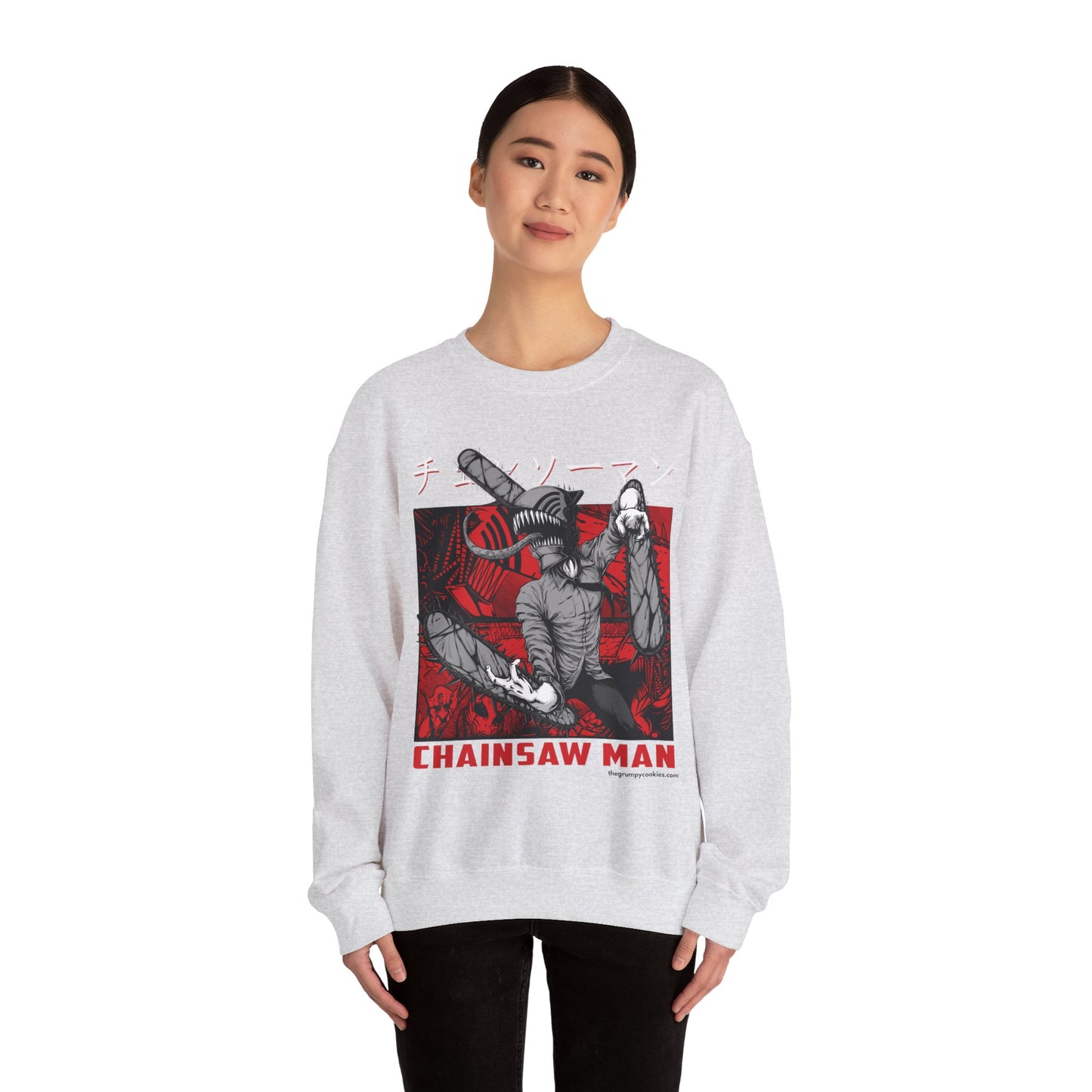 Denji Chainsaw Man  Unisex Heavy Blend™ Crewneck Sweatshirt