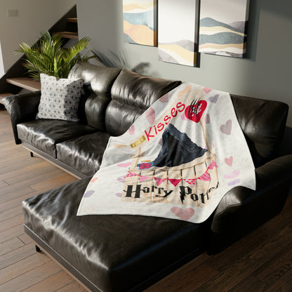 Free Kisses Polyester Blanket