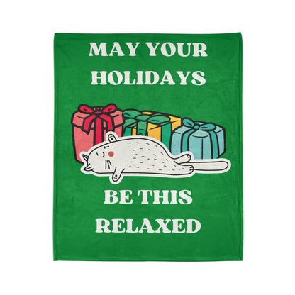 Relaxed Holidays Polyester Blanket