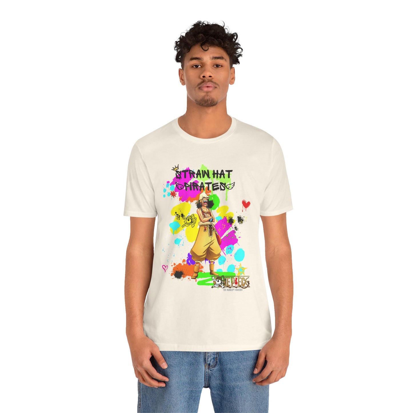One Piece - Graffiti Usopp  Unisex Jersey Short Sleeve Tee