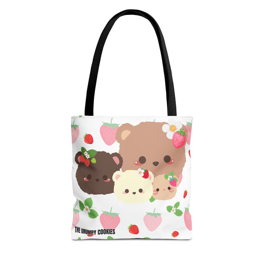 The Grumpy Cookies - Strawbeary Pals Tote Bag