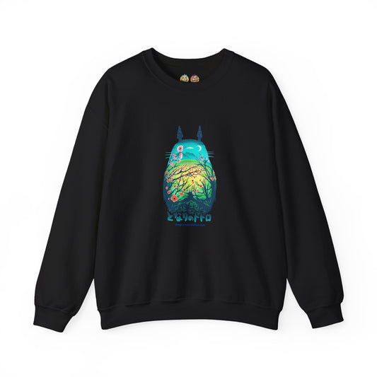 Totoro Garden Unisex Heavy Blend™ Crewneck Sweatshirt