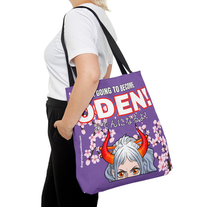 Purple I Will be Oden Tote Bag