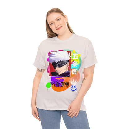 Gojo's Side Smile Unisex Heavy Cotton Tee