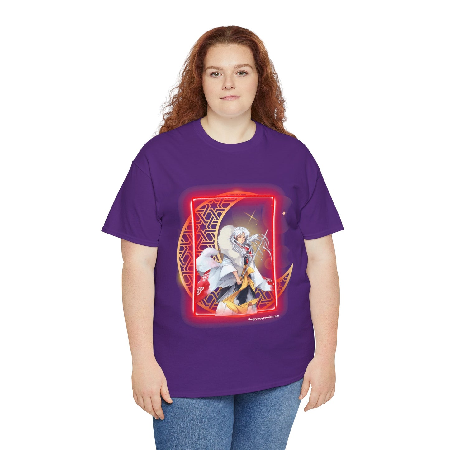 Sesshomaru Moon Unisex Heavy Cotton Tee