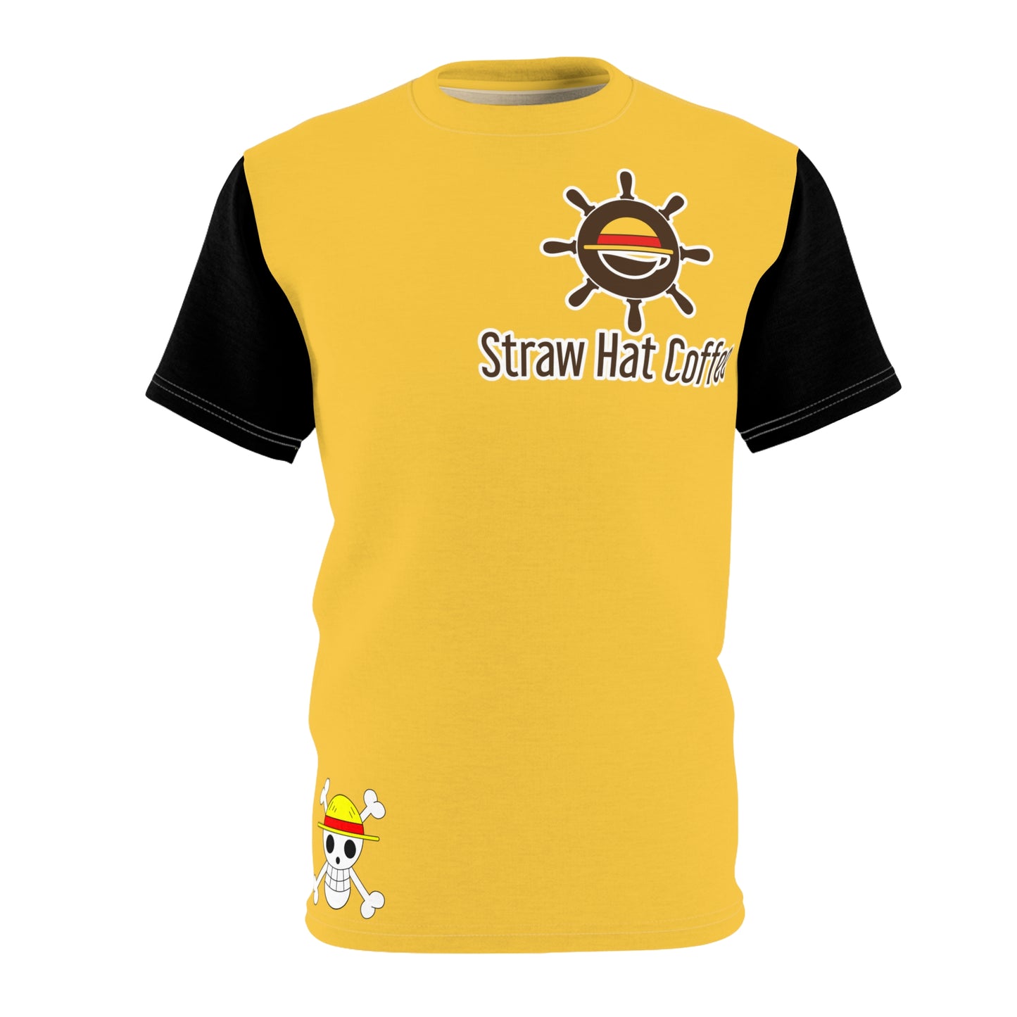 Team Straw Hat Coffee Tee Unisex Cut & Sew Tee (AOP)