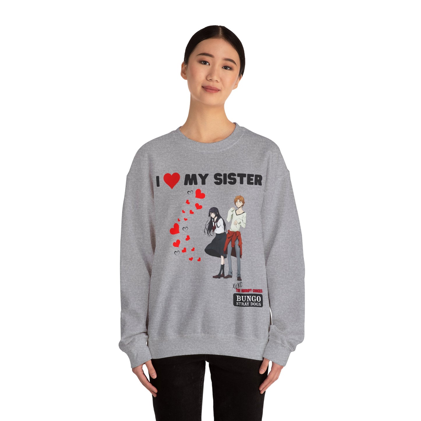 Bungo Stray Dogs - Not Related Unisex Heavy Blend™ Crewneck Sweatshirt