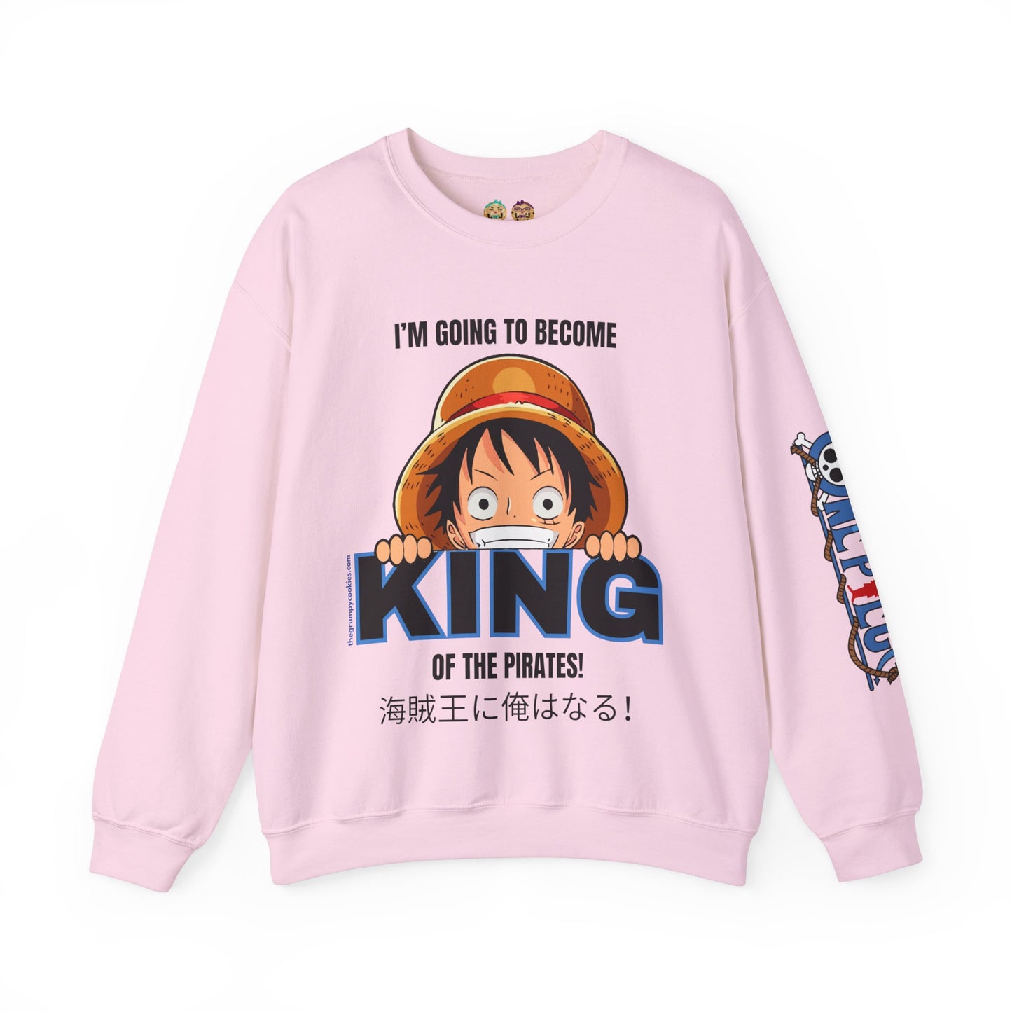 Pirate King Luffy Unisex Heavy Blend™ Crewneck Sweatshirt