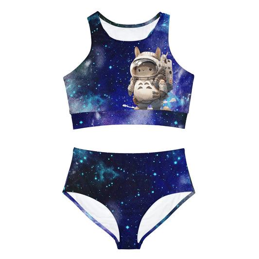 Astronaut Totoro Sporty Bikini Set