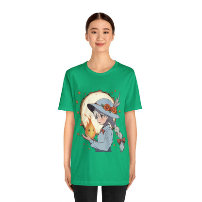 Howl's Moving Castle Jersey Short Sleeve Tee