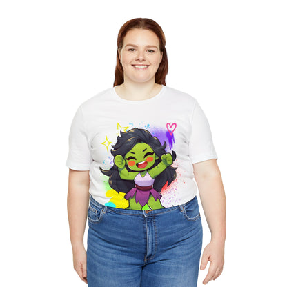 She Hulk Jersey Short Sleeve Tee