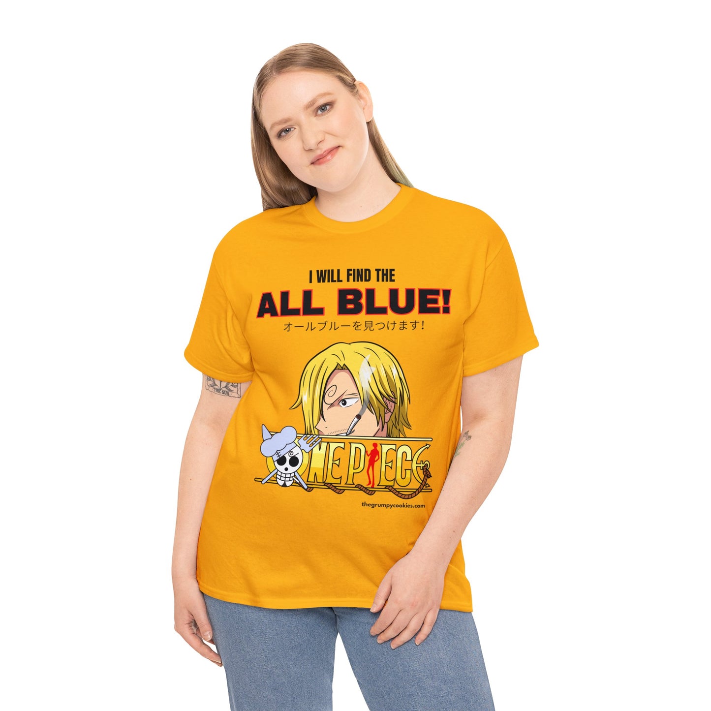 Find the All Blue Unisex Heavy Cotton Tee