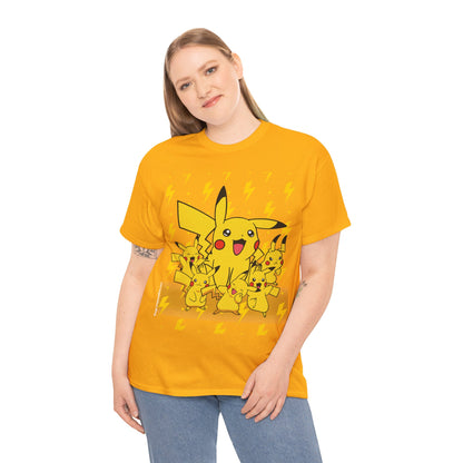 Pika Pika Pika Unisex Heavy Cotton Tee