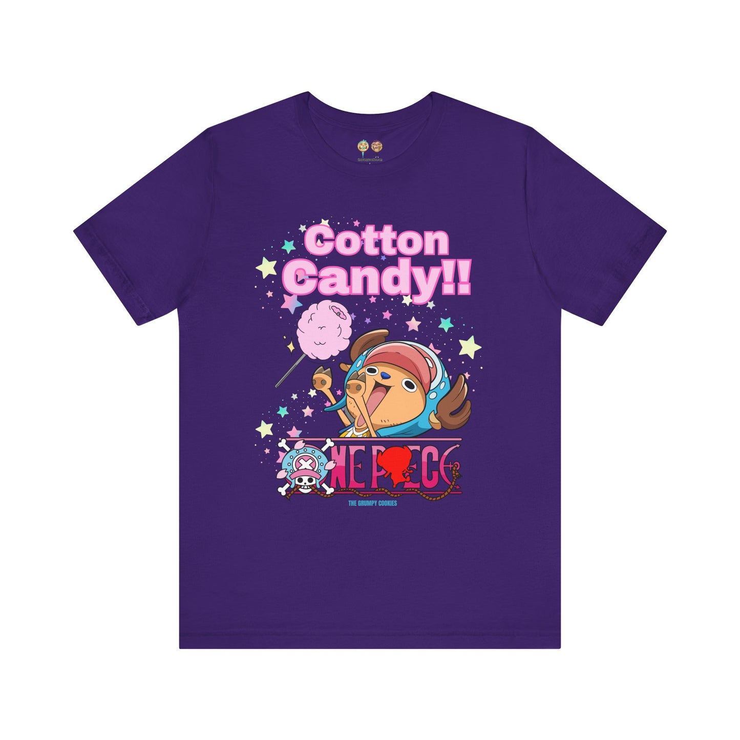One Piece - Chopper Loves Cotton Candy Unisex Jersey Short Sleeve Tee