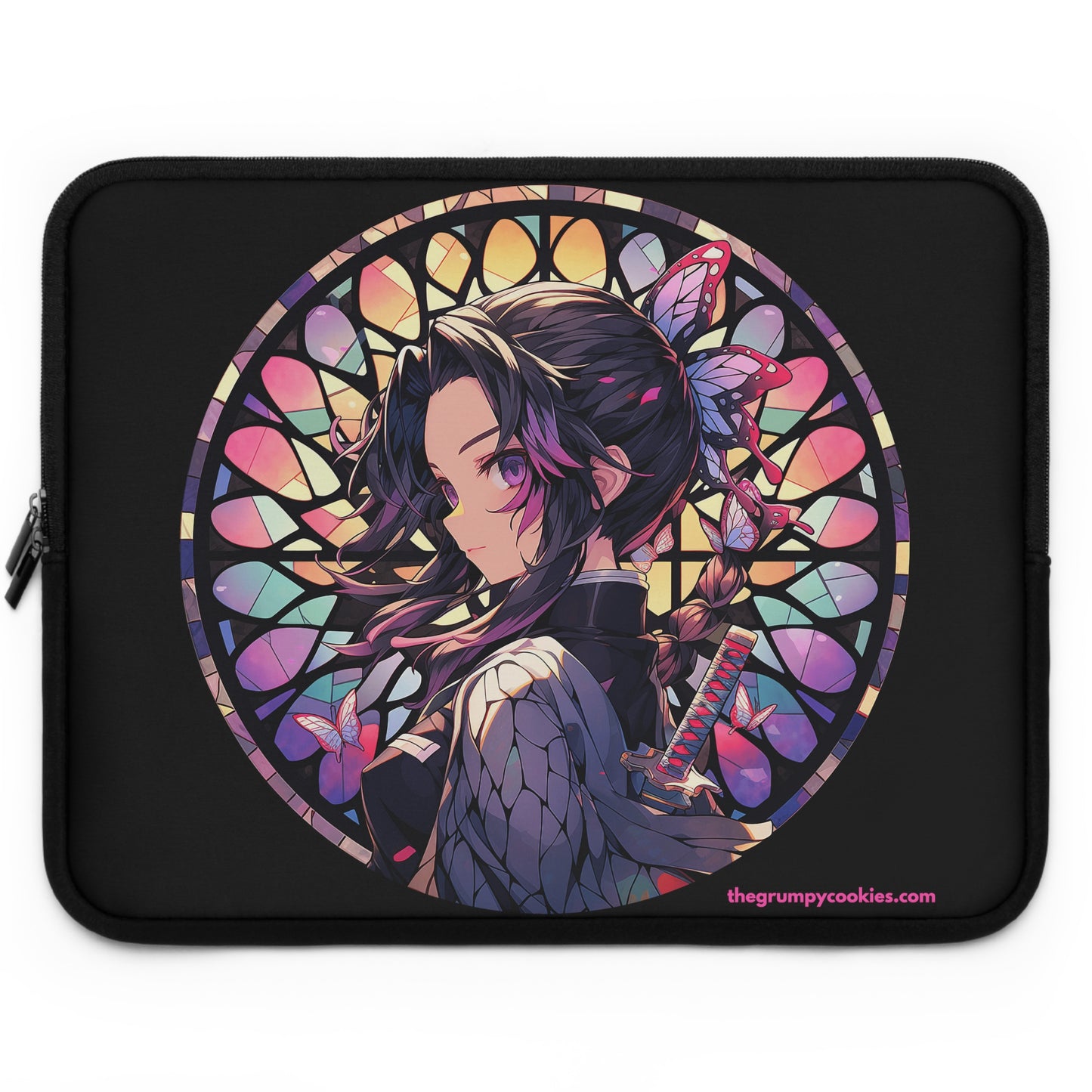 Stained Glass Shinobu Kocho Series Laptop Sleeve