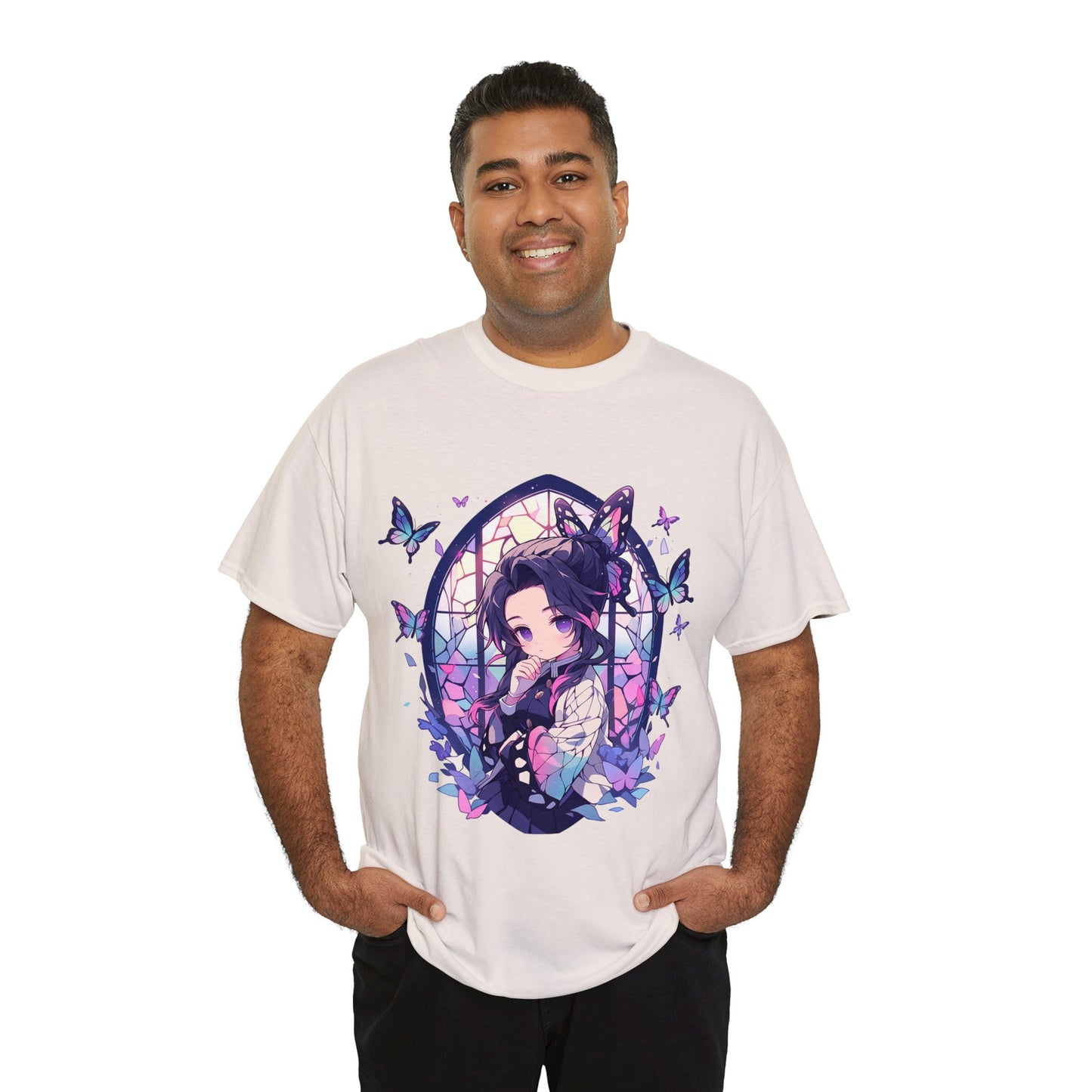 Stained Glass Shinobu Kocho Series Unisex Heavy Cotton Tee