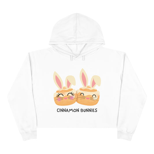 Cinnamon Bunnies Crop Hoodie