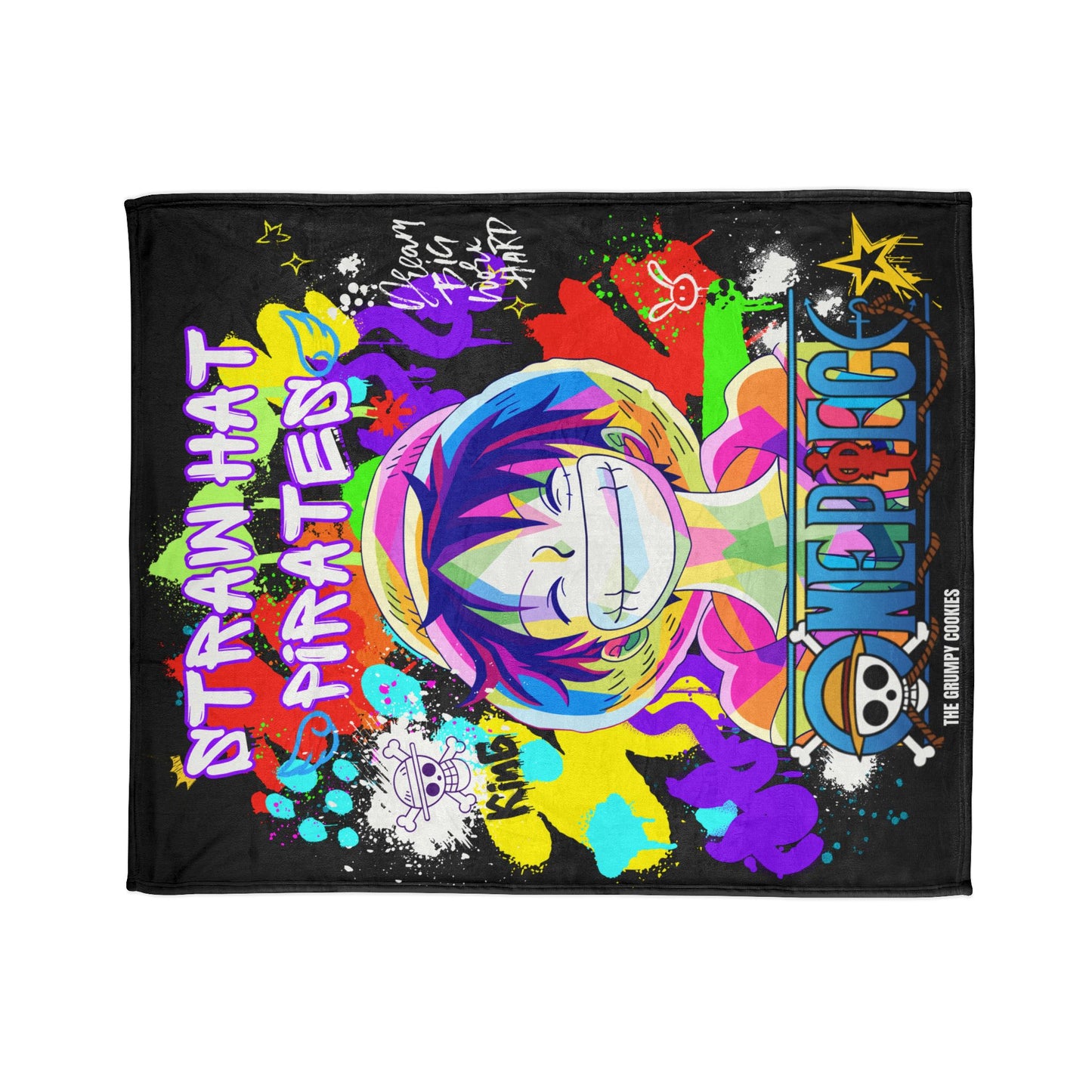 One Piece - Color Explosion Luffy Polyester Blanket