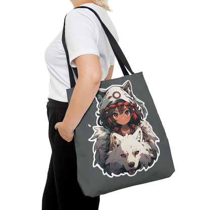 Princess Mononoke Grey Tote Bag